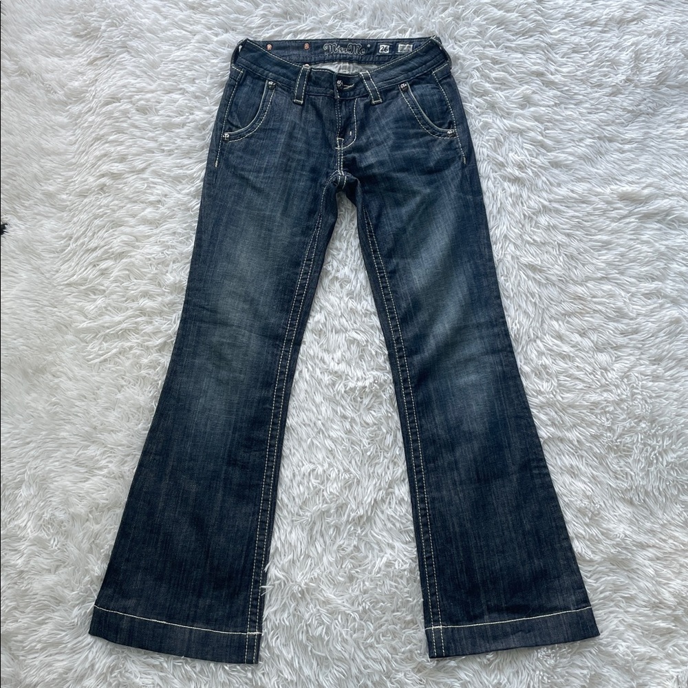 Miss Me Dark Blue Flare Jeans